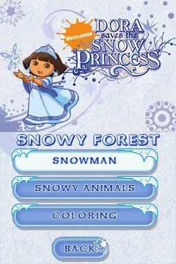 Renovert Dora the Explorer: Dora Saves the Snow Princess - Nintendo DS spill - Retrospillkongen