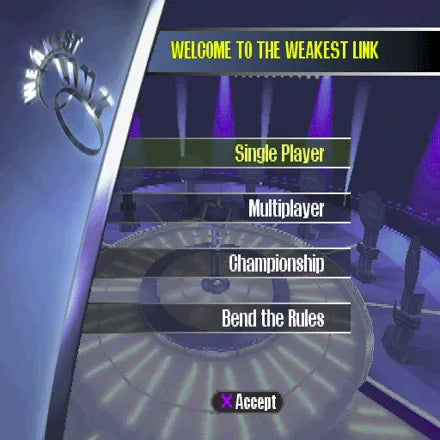 Weakest Link - PS1 spill - Retrospillkongen