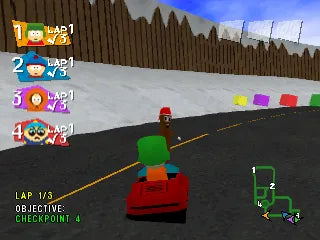 South Park Rally - PS1 spill - Retrospillkongen