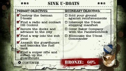 Medal of Honor: Heroes 2 - PSP spill - Retrospillkongen