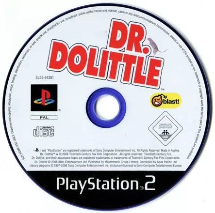 Dr. Dolittle - PS2 spill - Retrospillkongen