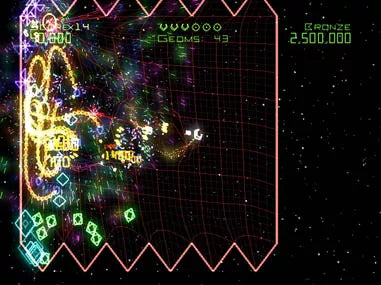 Geometry Wars Galaxies - Wii spill - Retrospillkongen