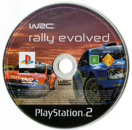 WRC: Rally Evolved - PS2 spill
