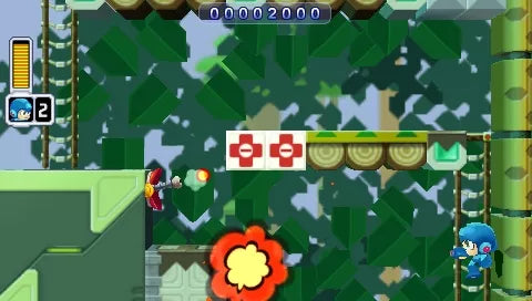 Mega Man Powered Up - PSP spill (NTSC - Regionfri)