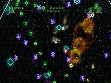 Geometry Wars Galaxies - Wii spill - Retrospillkongen