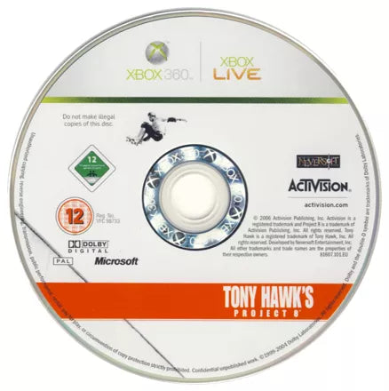 Tony Hawk's Project 8 - Xbox 360 spill