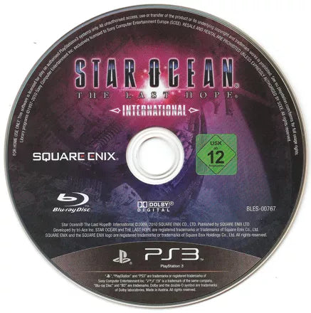 Star Ocean: The Last Hope - International - PS3 spill