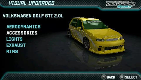 Need for Speed: Underground - Rivals - PSP spill