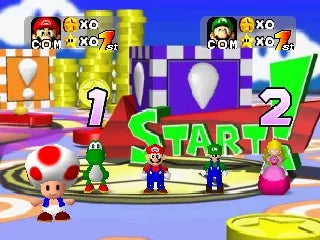 Mario Party - N64 spill (i eske) - Retrospillkongen
