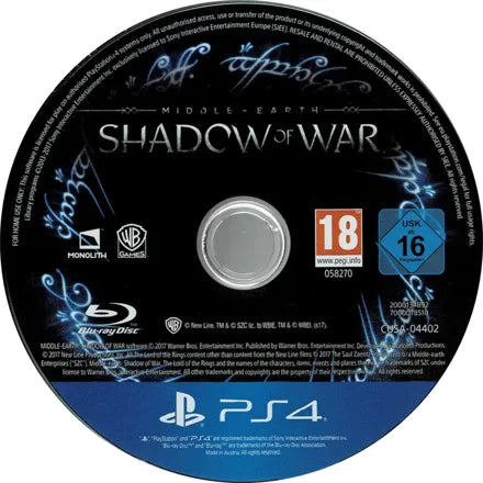 Middle-earth: Shadow of War - PS4 spill
