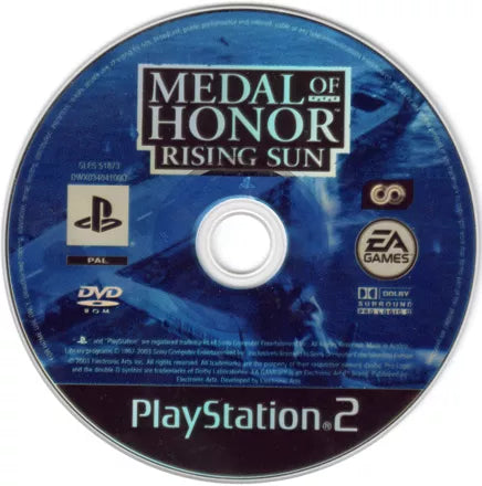 Medal of Honor: Rising Sun - PS2 spill