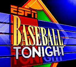 ESPN Baseball Tonight - SNES spill