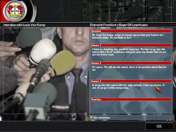 Total Club Manager 2004 - PS2 spill - Retrospillkongen