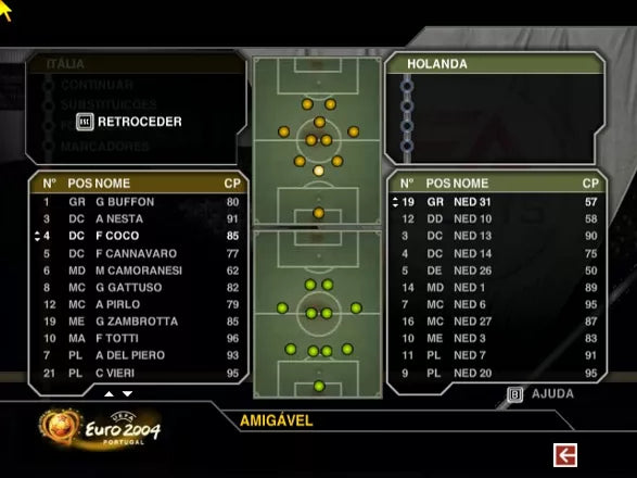 Uefa Euro 2004 Portugal - PS2 spill - Retrospillkongen