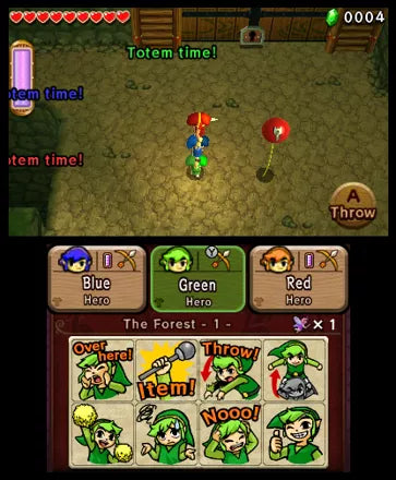 The Legend of Zelda: Tri Force Heroes - Nintendo 3DS spill