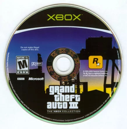 Grand Theft Auto III The Xbox Collection - Xbox spill