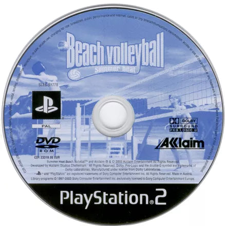 Summer Heat Beach Volleyball - PS2 spill
