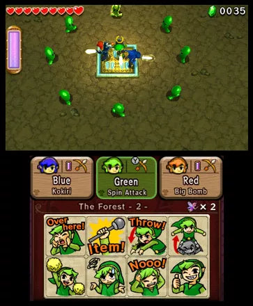 The Legend of Zelda: Tri Force Heroes - Nintendo 3DS spill