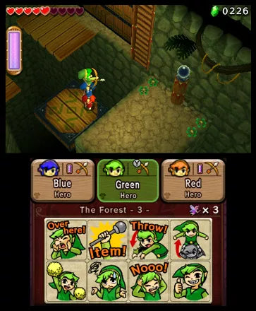 The Legend of Zelda: Tri Force Heroes - Nintendo 3DS spill