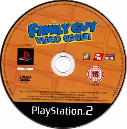 Family Guy Video Game! - PS2 spill - Retrospillkongen