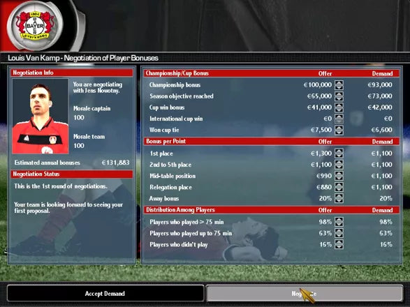 Total Club Manager 2004 - PS2 spill - Retrospillkongen