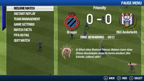 FIFA 09 - PSP spill - Retrospillkongen