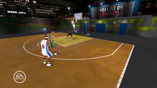 NBA Live 09 All-Play - Nintendo Wii spill - Retrospillkongen