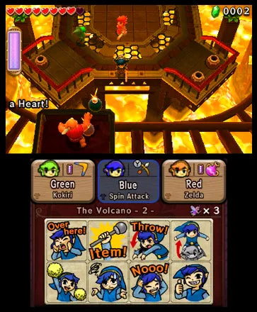 The Legend of Zelda: Tri Force Heroes - Nintendo 3DS spill