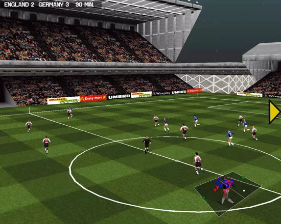 Actua Soccer 2 - PS1 Spill - Retrospillkongen
