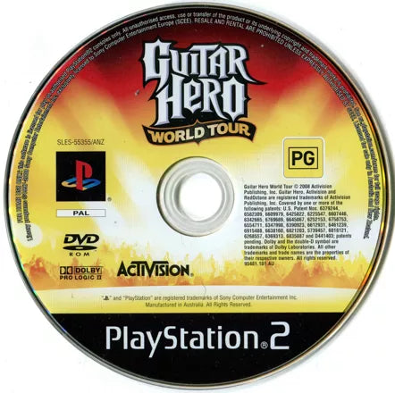 Guitar Hero: World Tour - PS2 Spill