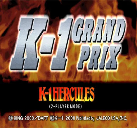 K-1: Grand Prix - PS1 spill