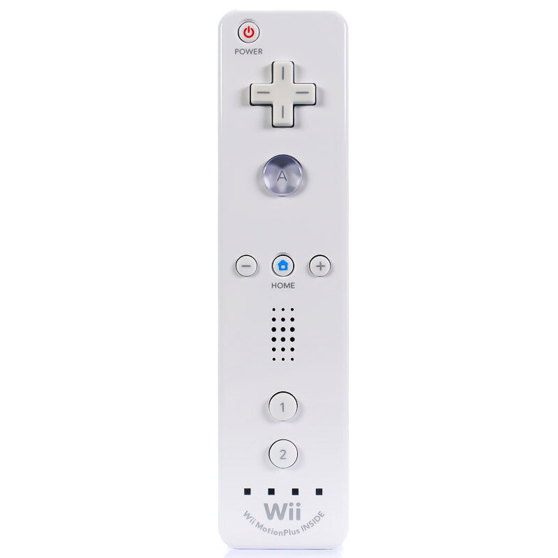 Original Hvit Motion Plus Remote Kontroll for Nintendo Wii og Wii U - Retrospillkongen