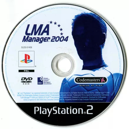 LMA Manager 2004 - PS2 spill