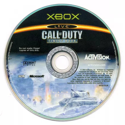 Call of Duty: Finest Hour - Xbox spill