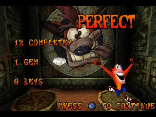 Crash Bandicoot - PS1 spill - Retrospillkongen