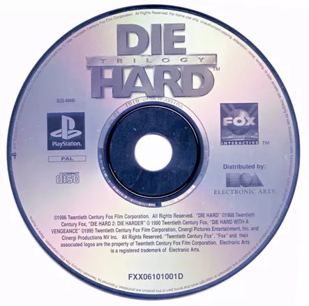 Die Hard Trilogy - PS1 spill - Retrospillkongen