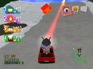 South Park Rally - PS1 spill