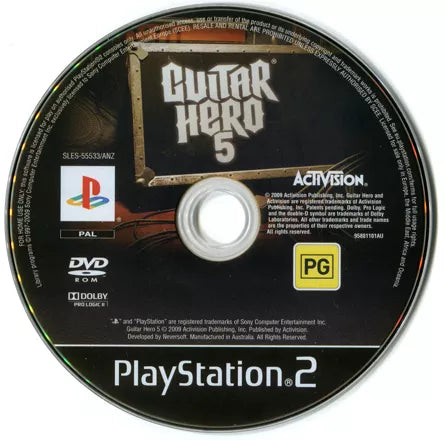 Guitar Hero 5 - PS2 spill - Retrospillkongen