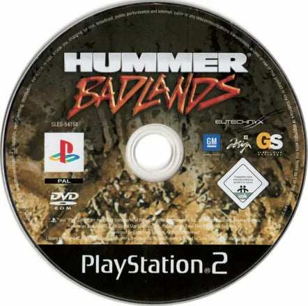 Hummer: Badlands - PS2 Spill - Retrospillkongen