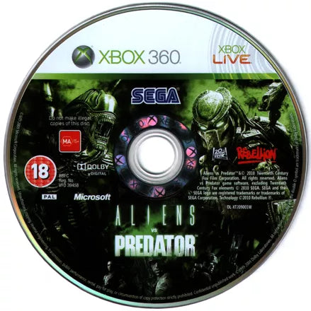 Aliens vs Predator (Steelbook) - Xbox 360 spill