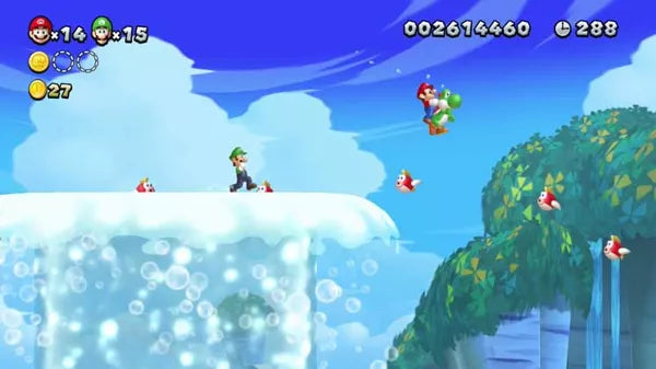New Super Mario Bros. U + New Super Luigi U - Wii U spill (Forselget) - Retrospillkongen