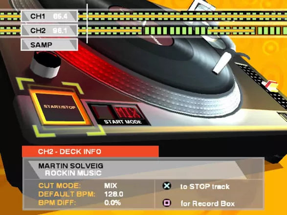 DJ: Decks & FX House Edition - PS2 Spill