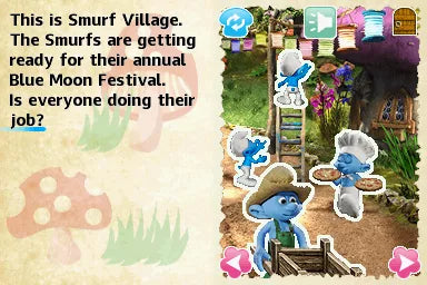 The Smurfs - Nintendo DS spill - Retrospillkongen