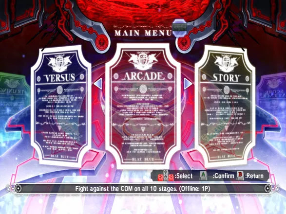 BlazBlue: Calamity Trigger - Xbox 360 spill