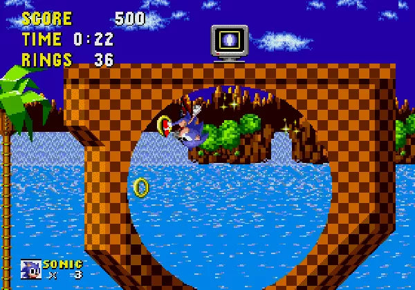 Sonic the Hedgehog - SEGA Mega Drive spill - Retrospillkongen