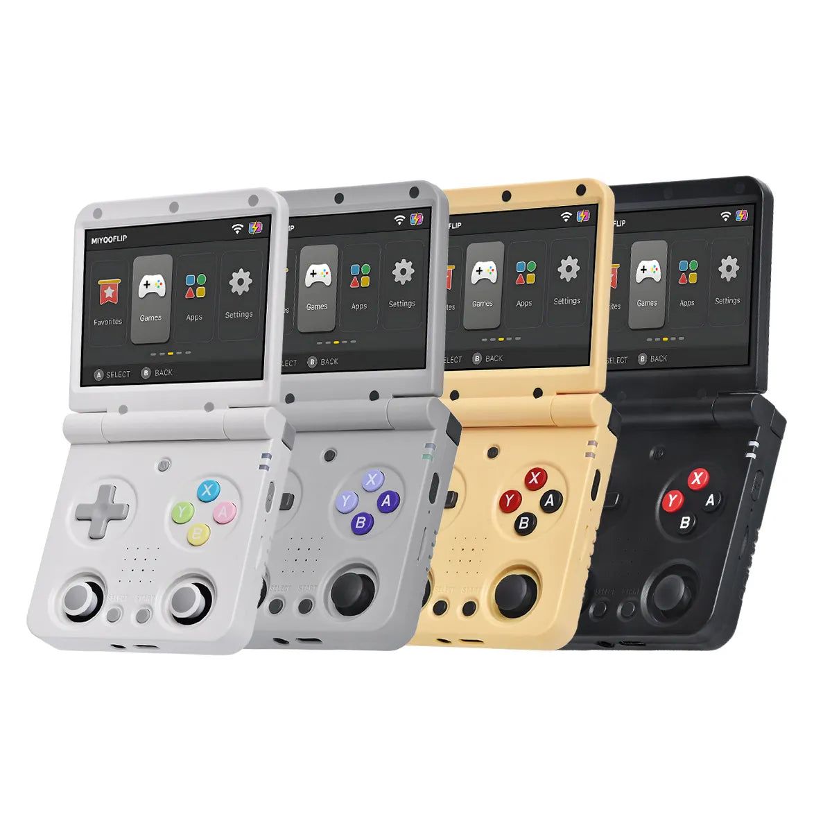 Miyoo Flip V2: 10.000+ Spill, Retro Håndholdt Spill Konsoll - Retrospillkongen