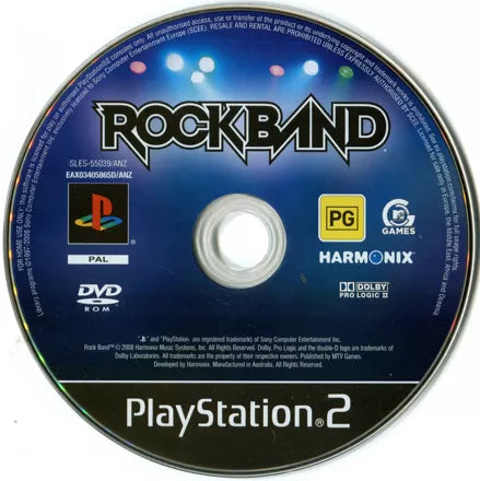 Rock Band - PS2 spill - Retrospillkongen