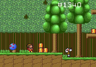 Alex Kidd in the Enchanted Castle - SEGA Mega Drive spill - Retrospillkongen