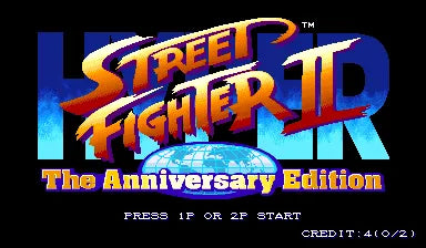 Hyper Street Fighter II: The Anniversary Edition - PS2 spill - Retrospillkongen