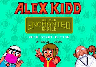 Alex Kidd in the Enchanted Castle - SEGA Mega Drive spill - Retrospillkongen